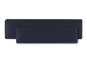 ΠΡΟΣΤΑΤΕΥΤΙΚΟ ΤΖΑΜΙ ΠΙΝΑΚΙΔΑΣ DARK BLACK ΦΙΜΕ ΠΑΛΑΙΟΥ ΤΥΠΟΥ 43 Χ 12,5 cm ΚΑΙ 33,4 Χ 10,5 cm (ΠΛΑΣΤΙΚΟ) - 2 ΤΕΜ.