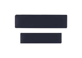 ΠΡΟΣΤΑΤΕΥΤΙΚΟ ΤΖΑΜΙ ΠΙΝΑΚΙΔΑΣ DARK BLACK ΦΙΜΕ ΠΑΛΑΙΟΥ ΤΥΠΟΥ 43 Χ 12,5 cm ΚΑΙ 33,4 Χ 10,5 cm (ΠΛΑΣΤΙΚΟ) - 2 ΤΕΜ.