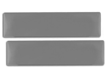 ΠΡΟΣΤΑΤΕΥΤΙΚΟ ΤΖΑΜΙ ΠΙΝΑΚΙΔΑΣ MEDIUM BLACK ΦΙΜΕ ΝΕΟΥ ΤΥΠΟΥ 52,7 Χ 12 cm (ΠΛΑΣΤΙΚΟ) - 2 ΤΕΜ.