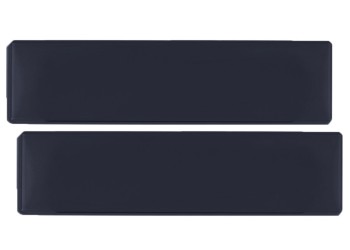 ΠΡΟΣΤΑΤΕΥΤΙΚΟ ΤΖΑΜΙ ΠΙΝΑΚΙΔΑΣ DARK BLACK ΦΙΜΕ ΝΕΟΥ ΤΥΠΟΥ 52,7 Χ 12 cm (ΠΛΑΣΤΙΚΟ) - 2 ΤΕΜ.