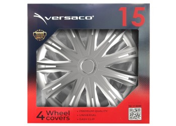 Amio - ΤΑΣΙΑ 15" HUBCAP SPARK ΑΣΗΜΙ - - ΣΕΤ 4ΤΕΜ ΣΕ KOYTI (1204/AM)