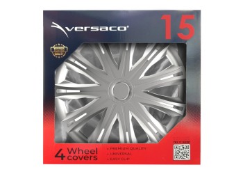 Amio - ΤΑΣΙΑ 15" HUBCAP SPARK ΑΣΗΜΙ - - ΣΕΤ 4ΤΕΜ ΣΕ KOYTI (1204/AM)