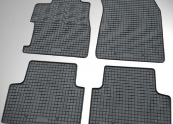 Cik - ΜΑΡΚΕ ΠΑΤΑΚΙΑ ΣΕ ΣΚΑΦΗ ΛΑΣΤΙΧΟ ΓΙΑ SMART FORFOUR 2014+ ΣΕ ΜΑΥΡΟ ΧΡΩΜΑ ΜΕ ΚΟΥΜΠΩΜΑΤΑ - 4 ΤΕΜ. (RM.SM.0002/CK)