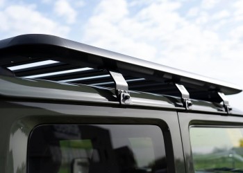 ΣΧΑΡΑ ΟΡΟΦΗΣ SEQUOIA ΜΑΥΡΗ ΑΛΟΥΜΙΝΙΟΥ ΟΛΟΚΛΗΡΩΜΕΝΗ ΜΕ ΠΟΔΙΑ 1642x1300x60mm ΓΙΑ SUZUKI JIMNY 2018+ MENABO - 1 ΤΕΜ.