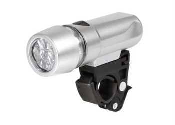 Φως εμπρός ποδηλάτου SPECIALIST ασημί 5led 3 χρήσεων