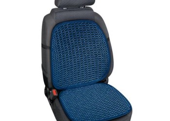 Πλατοκάθισμα Natur-Fresh με ξύλινες Μπλε χάντρες και ύφασμα και μεταλικό πλαίσιο 1 τεμ.