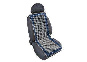 ΠΛΑΤΟΚΑΘΙΣΜΑ SAMURAI ΜΕ ΞΥΛΙΝΗ ΜΠΙΛΙΑ (110 x 40 cm) ΜΠΛΕ/ΓΚΡΙ -1ΤΕΜ.