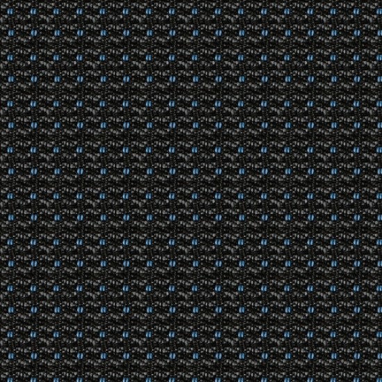 Καλύμματα Καθισμάτων Dots-1,  χωρίς επανατυλικτήρα ζώνης - Μαύρο / Μπλε