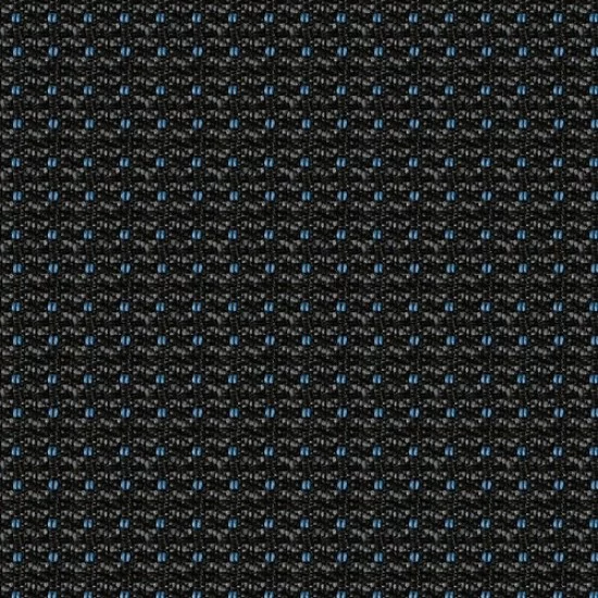 Καλύμματα Καθισμάτων Dots-2, με επανατυλικτήρα ζώνης - Μαύρο / Μπλε