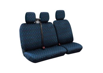 Καλύμματα Καθισμάτων Dido-2, με επανατυλικτήρα ζώνης - Μπλε
