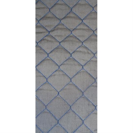 ΠΛΑΤΟΚΑΘΙΣΜΑΤΑ ΨΑΘΑ/ ΒΑΜΒΑΚΕΡΟ ΥΦΑΣΜΑ  ΔΙΠΛΗΣ ΟΨΗΣ STRIPS ΜΠΛΕ/ΓΚΡΙ  (ΦΑΡΔΟΣ 42 CM) 2ΤΕΜ.