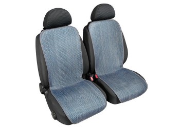 ΠΛΑΤΟΚΑΘΙΣΜΑΤΑ ΨΑΘΑ/ ΒΑΜΒΑΚΕΡΟ ΥΦΑΣΜΑ  ΔΙΠΛΗΣ ΟΨΗΣ STRIPS ΜΠΛΕ/ΓΚΡΙ  (ΦΑΡΔΟΣ 42 CM) 2ΤΕΜ.