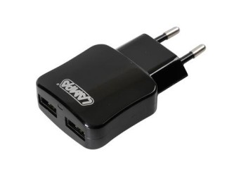 Φορτιστής Πρίζας 220V σε 2 USB 5V/1A