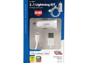 Καλώδιο Φορτισης / Συγχρονισμού USB για Apple 100cm 8pin με αντάπτορα USB αναπτήρα