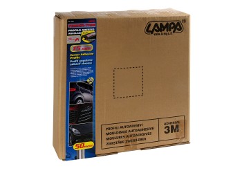 ΑΥΤΟΚΟΛΛΗΤΟ TRIM ΜΕ ΓΩΝΙΑ ΓΙΑ ΠΟΡΤΕΣ, ΠΡΟΦΥΛΑΚΤΗΡΕΣ, ΦΤΕΡΑ   ΠΑΧΟΣ 15mm ΜΗΚΟΣ ΚΟΥΛΟΥΡΑΣ 50m