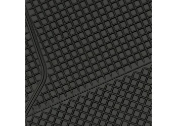 Πατάκι CALIFORNIA universal Λάστιχο 4τεμ. 45x65 cm + 45x32 cm μαύρο