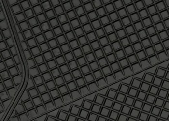 Πατάκι CALIFORNIA universal Λάστιχο 4τεμ. 45x65 cm + 45x32 cm μαύρο