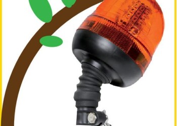 Φάρος βιδωτός Ελαστικός RL-3 12V/24V με DIN 125x250mm