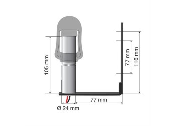 Βάση Στήριξης Φάρου FIX-4 77mm