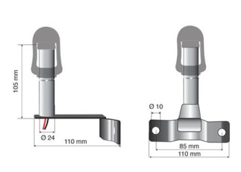 Βάση Στήριξης Φάρου FIX-7 85mm