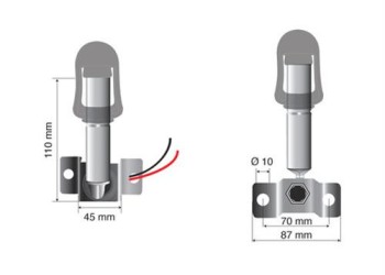 Βάση Στήριξης Φάρου FIX-8 70mm