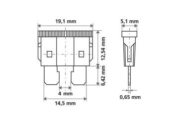 Ασφάλειες 7.5A 12/24V SMART-LED 6τεμ.