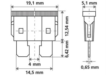 Ασφάλειες 10A 12/24V SMART-LED 6τεμ.