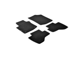 ΜΑΡΚΕ ΠΑΤΑΚΙΑ EXECUTIVE ΜΟΚΕΤΑ ΓΙΑ CITROEN C1 / PEUGEOT 107 / TOYOTA AYGO 2005-2014 ΣΕ ΜΑΥΡΟ ΧΡΩΜΑ ΜΕ ΚΟΥΜΠΩΜΑΤΑ LAMPA - 4 ΤΕΜ.