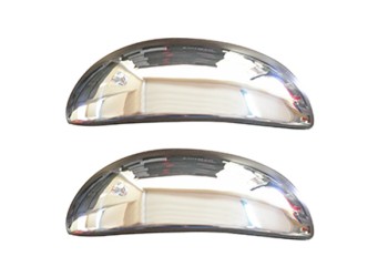 ΧΕΡΟΥΛΙΑ ΠΟΡΤΑΣ ΓΙΑ TOYOTA AYGO HB 3D 2005+  ΧΡΩΜΙΟ ΜΕΤΑΛΛΙΚΑ 2ΠΟΡΤΕΣ 2ΤΕΜ