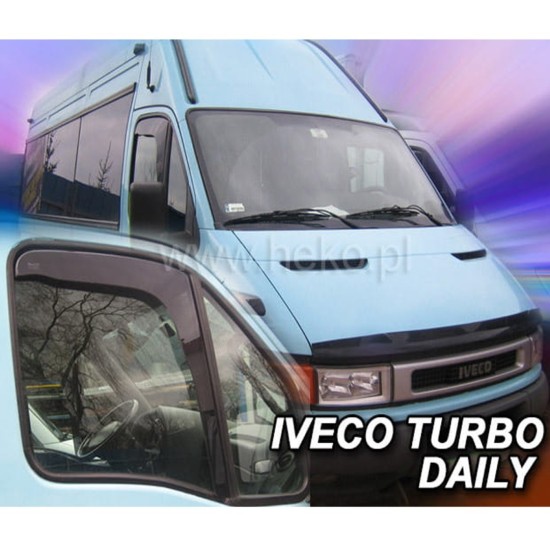 ΑΝΕΜΟΘΡΑΥΣΤΕΣ ΓΙΑ IVECO TURBO DAILY IV / V 35C / 35S / 50C / 60C / 65C 2000+ ΖΕΥΓΑΡΙ ΑΠΟ ΕΥΚΑΜΠΤΟ ΦΙΜΕ ΠΛΑΣΤΙΚΟ HEKO - 2 ΤΕΜ.