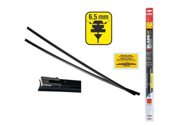 ΛΑΣΤΙΧΑ ΥΑΛΟΚΑΘΑΡΙΣΤΗΡΩΝ 61CMX6,5MM BLADE-X PLUS ΜΕ ΕΠΙΚΑΛΥΨΗ PTFE ΜΕ ΛΑΜΑΚΙΑ ΣΕ ΠΛΑΣΤΙΚΗ BLISTER ΣΥΣΚΕΥΑΣΙΑ