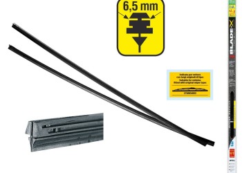 ΛΑΣΤΙΧΑ ΥΑΛΟΚΑΘΑΡΙΣΤΗΡΩΝ 61cmX6,5mm BLADE-X  ΜΕ ΕΠΙΚΑΛΥΨΗ PTFE ΧΩΡΙΣ ΛΑΜΑΚΙΑ ΣΕ ΠΛΑΣΤΙΚΗ BLISTER ΣΥΣΚΕΥΑΣΙΑ