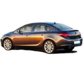 TRIM ΜΑΡΚΕ ΠΑΡΑΘΥΡΩΝ ΑΥΤΟΚΟΛΛΗΤΑ ΧΡΩΜΙΟΥ 4ΤΕΜ. ΓΙΑ OPEL ASTRA J 4D 2012+