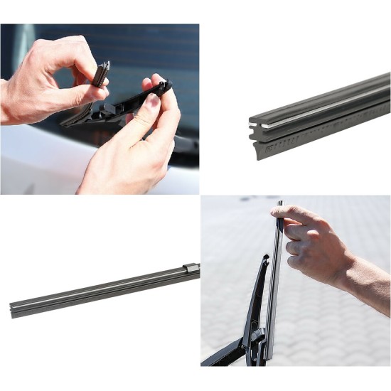 ΛΑΣΤΙΧΟ ΠΙΣΩ ΥΑΛΟΚΑΘΑΡΙΣΤΗΡΑ 51CM R511 ΜΕ ΛΑΜΑ ΑΝΟΞΕΙΔΩΤΟΥ ΧΑΛΥΒΑ ΚΑΙ ΓΡΑΦΙΤΗ - ΕΥΚΟΛΗΣ ΤΟΠΟΘΕΤΗΣΗΣ