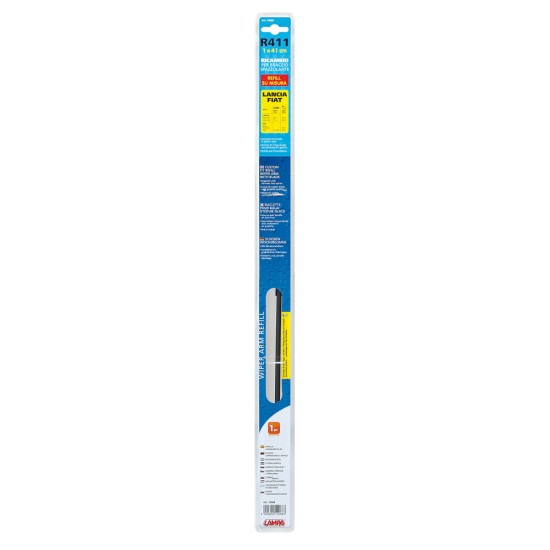 ΛΑΣΤΙΧΟ ΠΙΣΩ ΥΑΛΟΚΑΘΑΡΙΣΤΗΡΑ 41CM R411 ΜΕ ΛΑΜΑ ΑΝΟΞΕΙΔΩΤΟΥ ΧΑΛΥΒΑ ΚΑΙ ΓΡΑΦΙΤΗ - ΕΥΚΟΛΗΣ ΤΟΠΟΘΕΤΗΣΗΣ