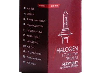 H7 PX26d 24V 70W HALOGEN PREMIUM HEAVY DUTY 1τεμ