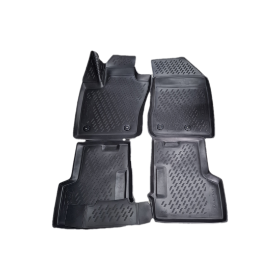 ΠΑΤΑΚΙΑ ΣΕ ΣΚΑΦΗ TPE ΛΑΣΤΙΧΟ ΓΙΑ FIAT 500X 2014+  ΣΕ ΜΑΥΡΟ ΧΡΩΜΑ NOVLINE - 4 ΤΕΜ.