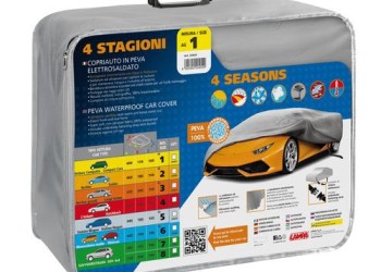 ΚΟΥΚΟΥΛΑ ΑΥΤΟΚΙΝΗΤΟΥ 4 SEASONS AG-4 ΑΔΙΑΒΡΟΧΗ ΑΠΟ 100% PEVA ΜΗ ΤΟΞΙΚΟ ΒΙΝΥΛΙΟ ΓΙΑ ΜΕΣΑΙΑ HATCBACK ΙΧ (Μ450 Χ Π180 Χ Υ160 cm)