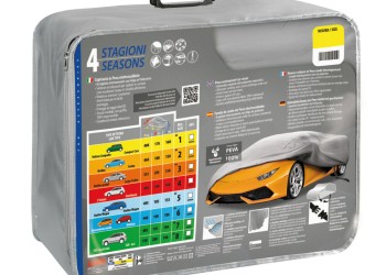 Lampa 4 Seasons AG-1 Κουκούλα Αυτοκινήτου Αδιάβροχη με απαλή εσωτερική επένδυση από 100% PEVA Μη Τοξικό Βινύλιο με διαστάσεις: 400x170x160 cm - 1 τεμ. (L2045.5)