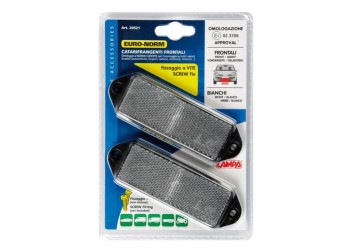 ΑΝΤΑΝΑΚΛΑΣΤΙΚΑ ΛΕΥΚΑ EURO-NORM 90x35mm 2ΤΕΜ