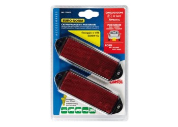 ΑΝΤΑΝΑΚΛΑΣΤΙΚΑ ΚΟΚΚΙΝΑ EURO-NORM 90x35mm 2ΤΕΜ