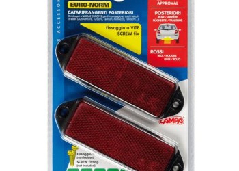 ΑΝΤΑΝΑΚΛΑΣΤΙΚΑ ΚΟΚΚΙΝΑ EURO-NORM 90x35mm 2ΤΕΜ