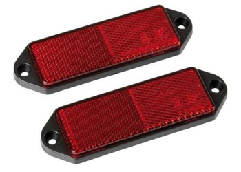 ΑΝΤΑΝΑΚΛΑΣΤΙΚΑ ΚΟΚΚΙΝΑ EURO-NORM 90x35mm 2ΤΕΜ