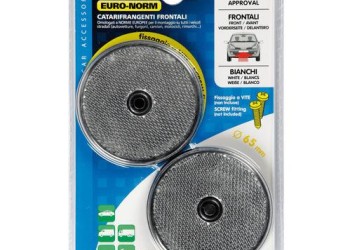 ΑΝΤΑΝΑΚΛΑΣΤΙΚΑ ΛΕΥΚΑ EURO-NORM ΣΤΡΟΓΓΥΛΑ ΜΕ ΒΙΔΑ 65mm 2ΤΕΜ