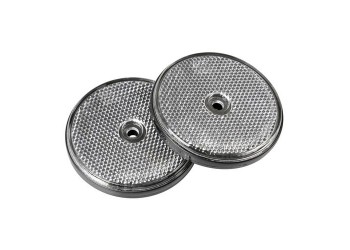 ΑΝΤΑΝΑΚΛΑΣΤΙΚΑ ΛΕΥΚΑ EURO-NORM ΣΤΡΟΓΓΥΛΑ ΜΕ ΒΙΔΑ 65mm 2ΤΕΜ