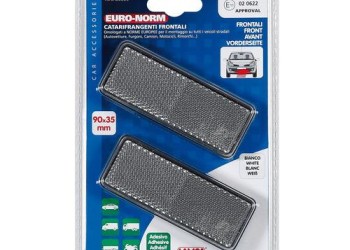 ΑΝΤΑΝΑΚΛΑΣΤΙΚΑ ΛΕΥΚΑ EURO-NORM 90x35mm 2ΤΕΜ