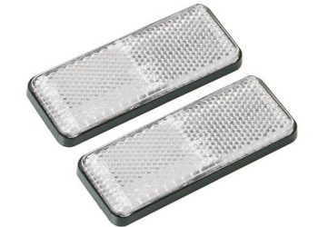 ΑΝΤΑΝΑΚΛΑΣΤΙΚΑ ΛΕΥΚΑ EURO-NORM 90x35mm 2ΤΕΜ