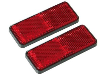 ΑΝΤΑΝΑΚΛΑΣΤΙΚΑ ΚΟΚΚΙΝΑ EURO-NORM 90x35mm 2ΤΕΜ