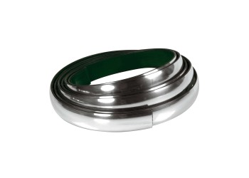 ΑΥΤΟΚΟΛΛΗΤΟ TRIM ΧΡΩΜΙΟ ΕΠΙΠΕΔΟ ΓΙΑ ΠΟΡΤΕΣ, ΓΡΙΛΙΕΣ, ΠΡΟΦΥΛΑΚΤΗΡΕΣ, ΠΛΑΙΝΑ ΠΑΧΟΣ 39MM ΜΗΚΟΣ ΚΟΥΛΟΥΡΑΣ 25M