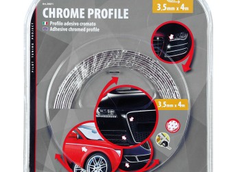 ΑΥΤΟΚΟΛΛΗΤΟ TRIM ΧΡΩΜΙΟ ΕΠΙΠΕΔΟ ΓΙΑ ΠΟΡΤΕΣ, ΓΡΙΛΙΕΣ, ΠΡΟΦΥΛΑΚΤΗΡΕΣ, ΠΛΑΙΝΑ ΠΑΧΟΣ 3,5MM ΜΗΚΟΣ 4M